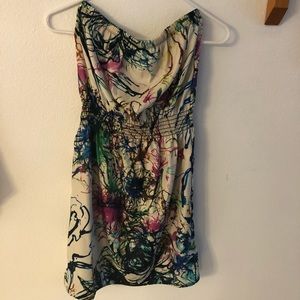Eight sixty splatter tube top/dress from Nordstrom